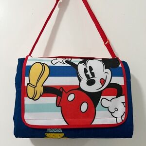 Disney Mickey Mouse Picnic Blanket Roll Up Portable 70‎ x 80inches